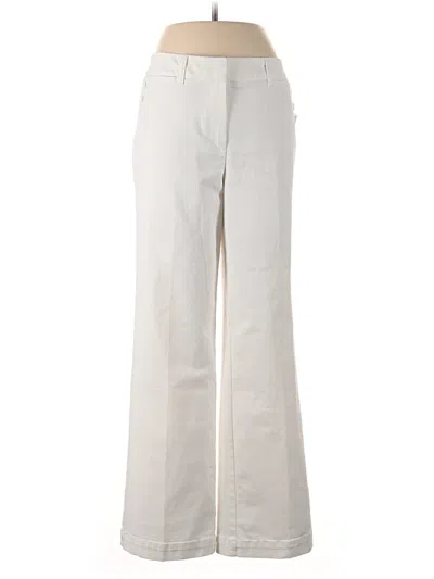 Pre-owned Talbots Outlet Jeans In Ivory