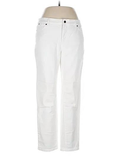 Pre-owned Talbots Outlet Jeans In White