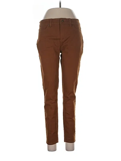 Pre-owned Talbots Outlet Jeggings In Brown