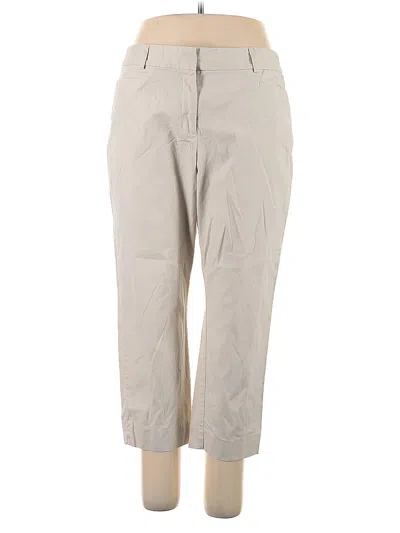 Pre-owned Talbots Outlet Khaki Pant In Brown