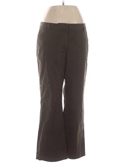 Pre-owned Talbots Outlet Khaki Pant In Brown