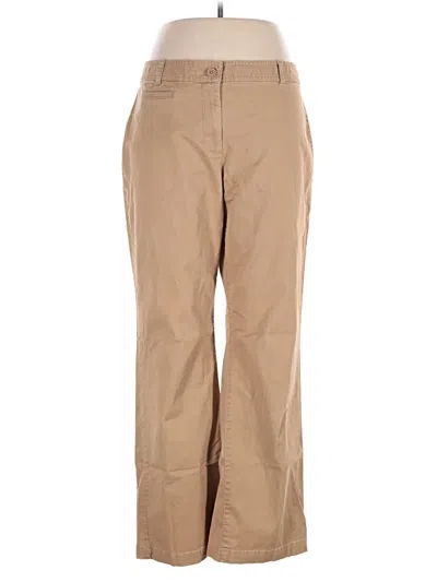 Pre-owned Talbots Outlet Khaki Pant In Brown