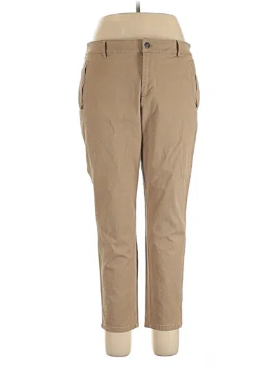 Pre-owned Talbots Outlet Khaki Pant In Brown