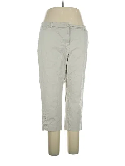 Pre-owned Talbots Outlet Khaki Pant In Gray