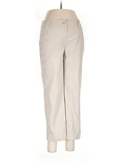 Pre-owned Talbots Outlet Khaki Pant In Ivory