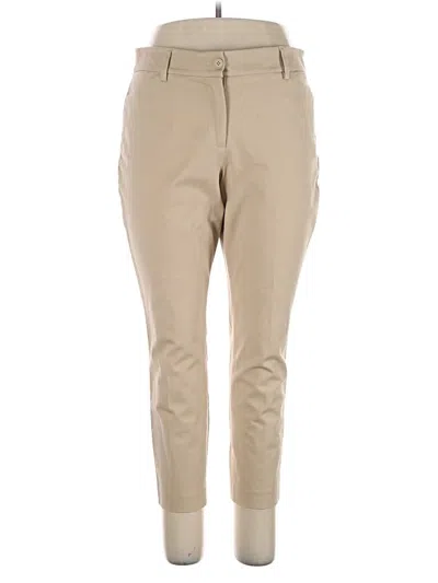 Pre-owned Talbots Outlet Khaki Pant In Tan