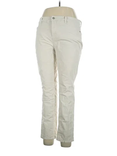 Pre-owned Talbots Outlet Khaki Pant In White