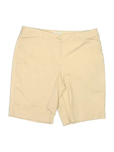 Pre-owned Talbots Outlet Khaki Shorts In Brown