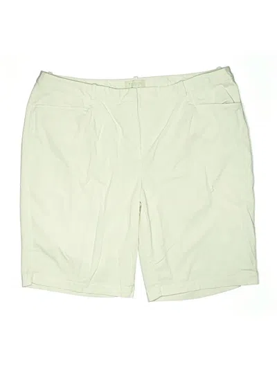 Pre-owned Talbots Outlet Khaki Shorts In Green