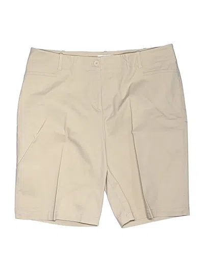 Pre-owned Talbots Outlet Khaki Shorts In Tan