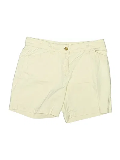 Pre-owned Talbots Outlet Khaki Shorts In Yellow