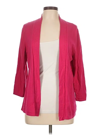 Pre-owned Talbots Outlet Kimono In Pink