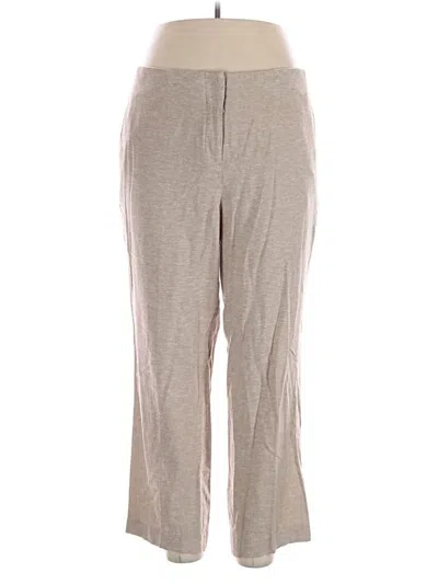 Pre-owned Talbots Outlet Linen Pants In Gray