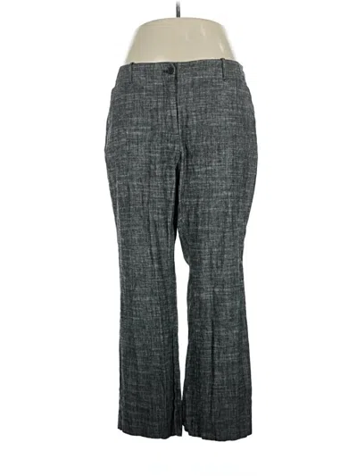 Pre-owned Talbots Outlet Linen Pants In Gray