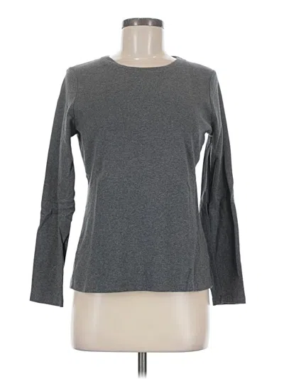 Pre-owned Talbots Outlet Long Sleeve T-shirt In Gray