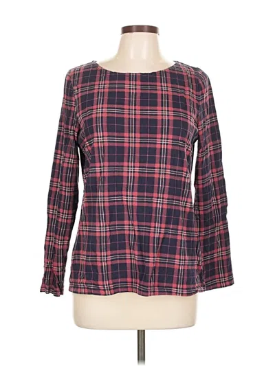 Pre-owned Talbots Outlet Long Sleeve T-shirt In Red