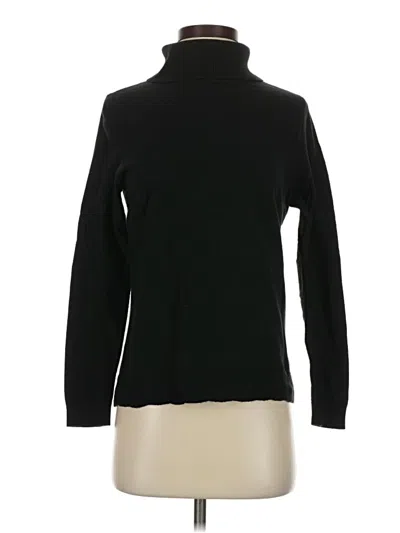 Pre-owned Talbots Outlet Long Sleeve Turtleneck In Black