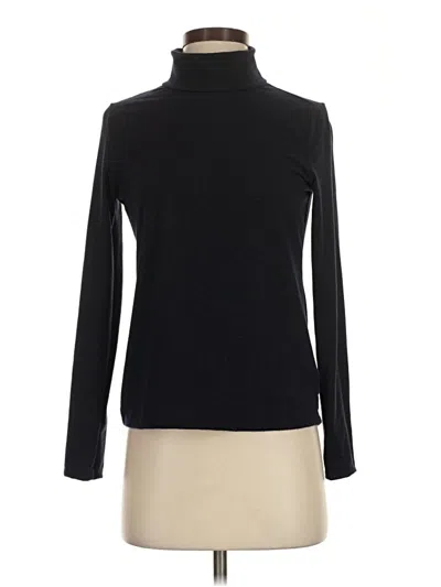 Pre-owned Talbots Outlet Long Sleeve Turtleneck In Black