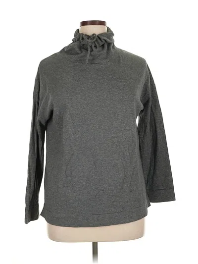 Pre-owned Talbots Outlet Long Sleeve Turtleneck In Gray