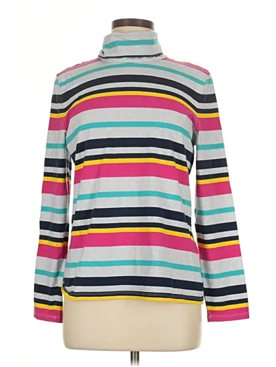 Pre-owned Talbots Outlet Long Sleeve Turtleneck In Pink