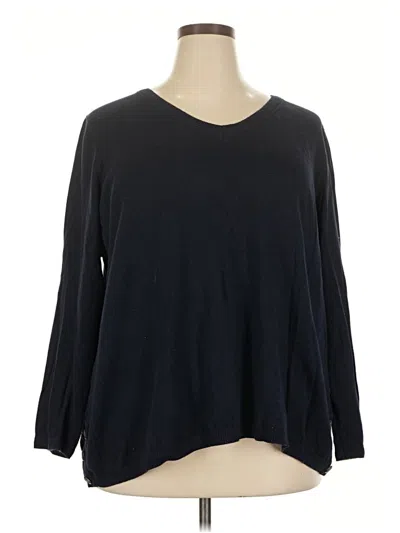 Pre-owned Talbots Outlet Pullover Sweater In Black