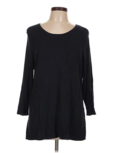 Pre-owned Talbots Outlet Pullover Sweater In Black