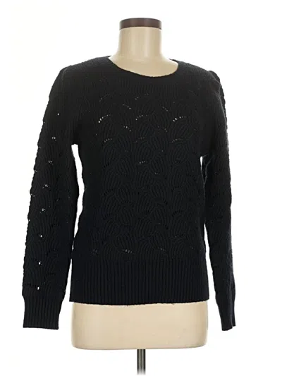 Pre-owned Talbots Outlet Pullover Sweater In Black