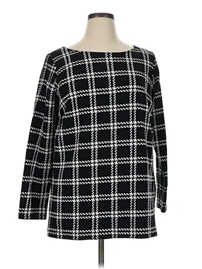 Pre-owned Talbots Outlet Pullover Sweater In Black
