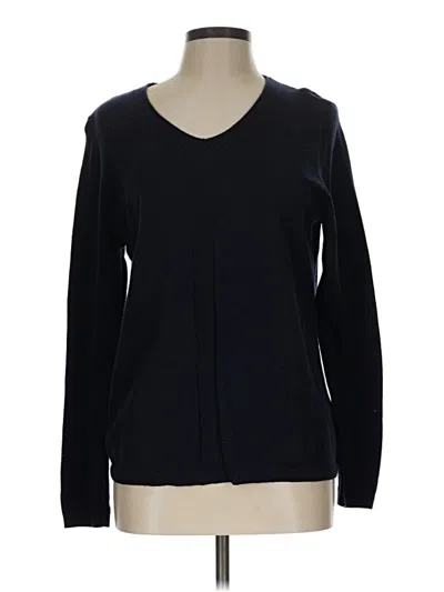 Pre-owned Talbots Outlet Pullover Sweater In Black