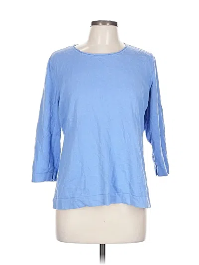 Pre-owned Talbots Outlet Pullover Sweater In Blue