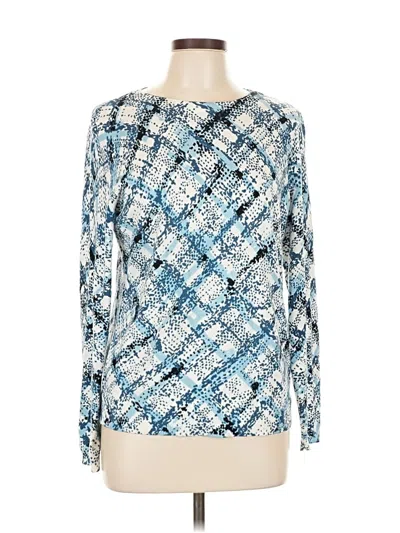 Pre-owned Talbots Outlet Pullover Sweater In Blue