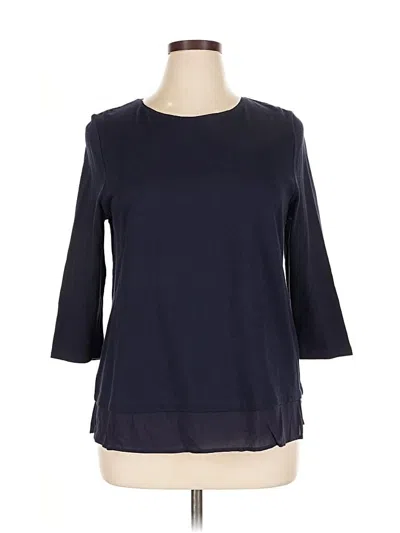 Pre-owned Talbots Outlet Pullover Sweater In Blue