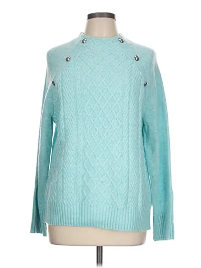 Pre-owned Talbots Outlet Pullover Sweater In Blue