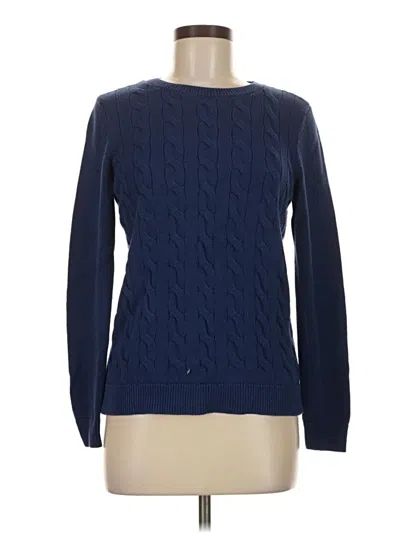Pre-owned Talbots Outlet Pullover Sweater In Blue