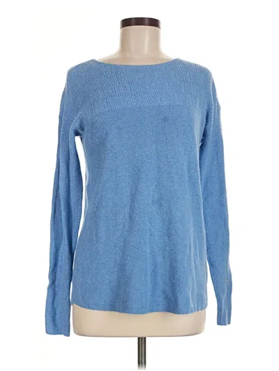 Pre-owned Talbots Outlet Pullover Sweater In Blue