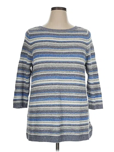 Pre-owned Talbots Outlet Pullover Sweater In Blue