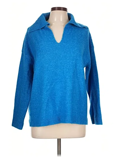 Pre-owned Talbots Outlet Pullover Sweater In Blue