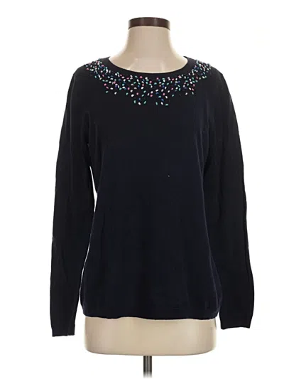 Pre-owned Talbots Outlet Pullover Sweater In Blue