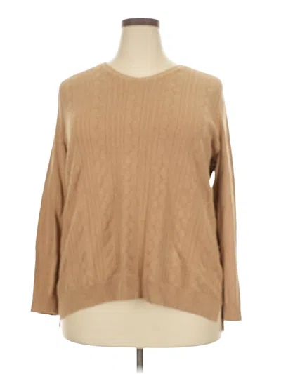 Pre-owned Talbots Outlet Pullover Sweater In Brown