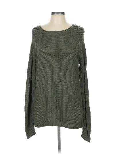 Pre-owned Talbots Outlet Pullover Sweater In Green