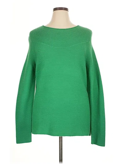 Pre-owned Talbots Outlet Pullover Sweater In Green
