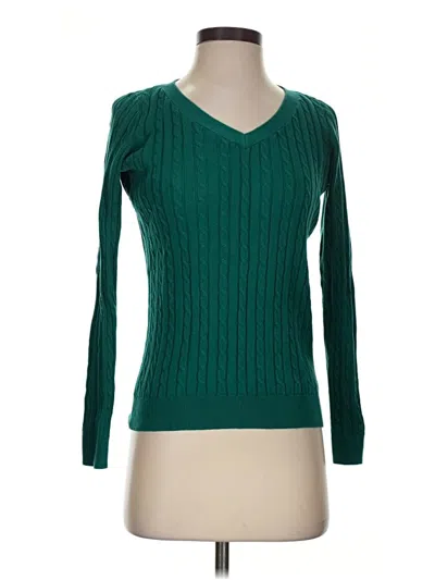 Pre-owned Talbots Outlet Pullover Sweater In Green