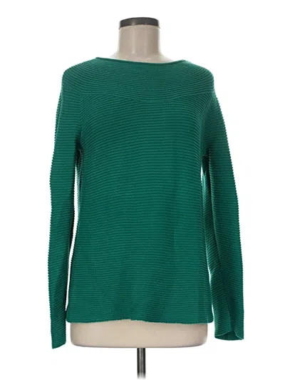 Pre-owned Talbots Outlet Pullover Sweater In Green
