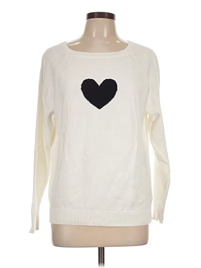 Pre-owned Talbots Outlet Pullover Sweater In Ivory