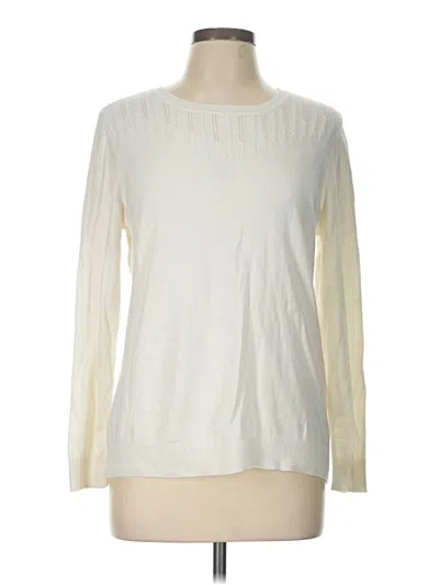 Pre-owned Talbots Outlet Pullover Sweater In Ivory