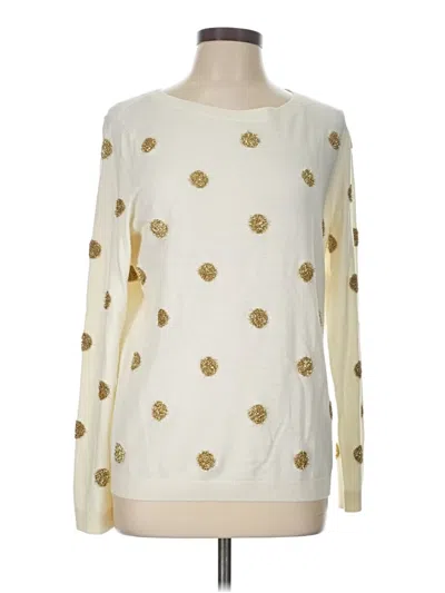 Pre-owned Talbots Outlet Pullover Sweater In Ivory