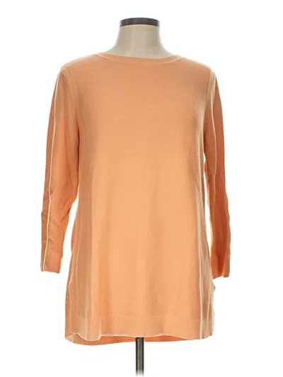 Pre-owned Talbots Outlet Pullover Sweater In Orange