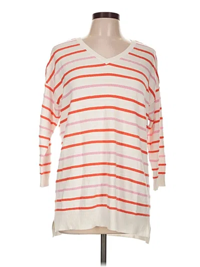 Pre-owned Talbots Outlet Pullover Sweater In Orange