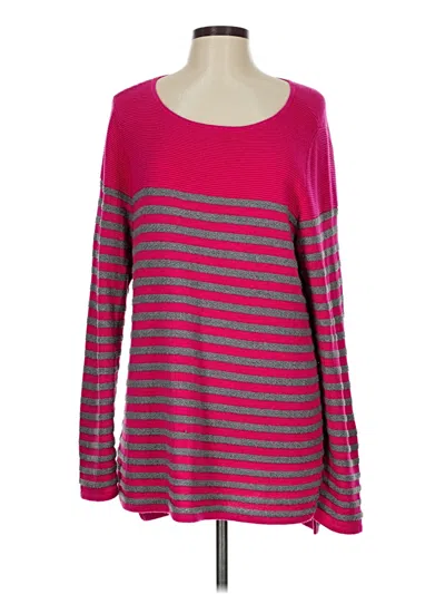 Pre-owned Talbots Outlet Pullover Sweater In Pink