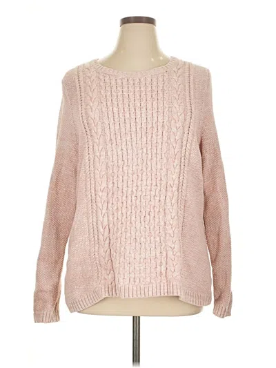 Pre-owned Talbots Outlet Pullover Sweater In Pink